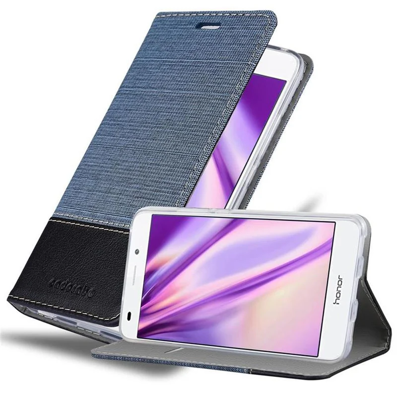Cadorabo Hülle kompatibel mit Honor 5C Schutzhülle mit Magnetverschluss, Standfunktion und Kartenfach