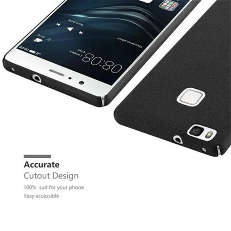Cadorabo Hülle kompatibel mit Huawei P9 LITE 2016 / G9 LITE Hard Case Schutzhülle in Frosted Optik gegen Kratzer und Stöße
