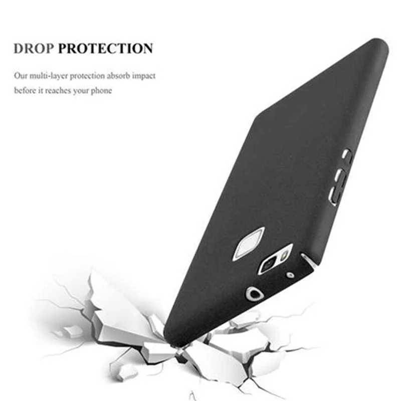 Cadorabo Hülle kompatibel mit Huawei P9 LITE 2016 / G9 LITE Hard Case Schutzhülle in Frosted Optik gegen Kratzer und Stöße
