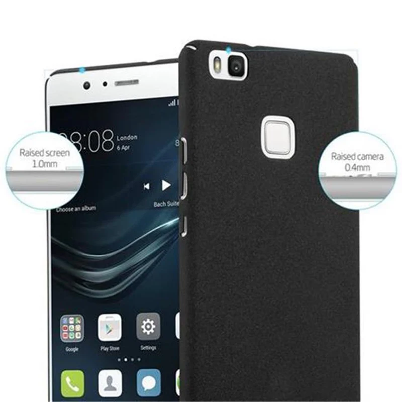 Cadorabo Hülle kompatibel mit Huawei P9 LITE 2016 / G9 LITE Hard Case Schutzhülle in Frosted Optik gegen Kratzer und Stöße