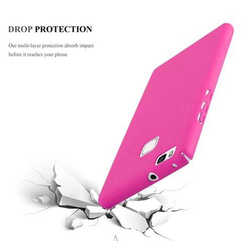 Cadorabo Hülle kompatibel mit Huawei P9 LITE 2016 / G9 LITE Hard Case Schutzhülle in Frosted Optik gegen Kratzer und Stöße