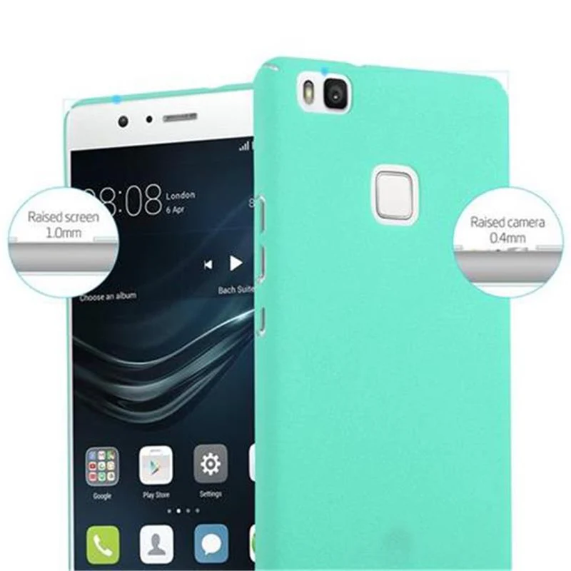 Cadorabo Hülle kompatibel mit Huawei P9 LITE 2016 / G9 LITE Hard Case Schutzhülle in Frosted Optik gegen Kratzer und Stöße