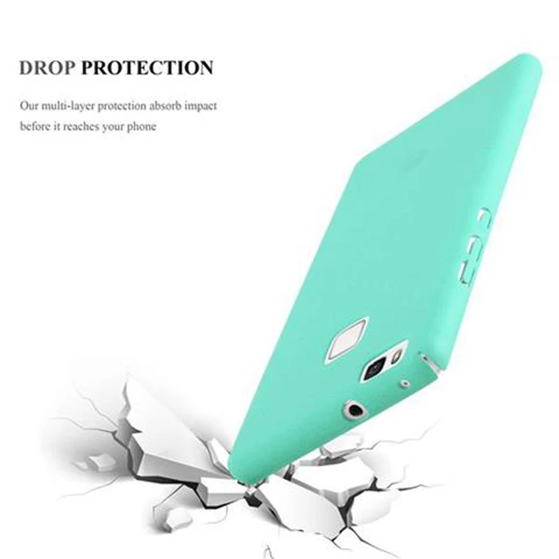Cadorabo Hülle kompatibel mit Huawei P9 LITE 2016 / G9 LITE Hard Case Schutzhülle in Frosted Optik gegen Kratzer und Stöße