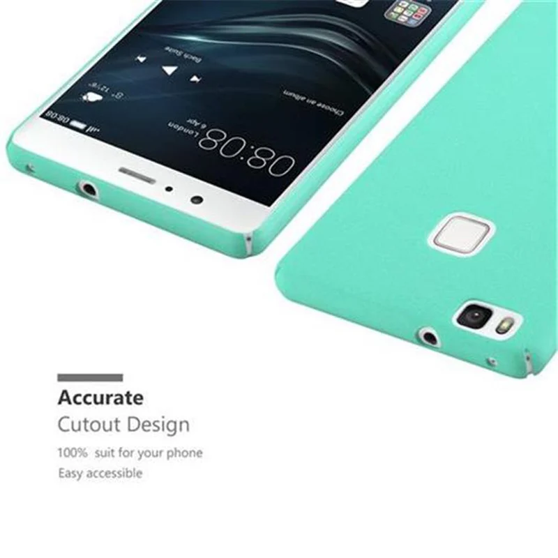 Cadorabo Hülle kompatibel mit Huawei P9 LITE 2016 / G9 LITE Hard Case Schutzhülle in Frosted Optik gegen Kratzer und Stöße