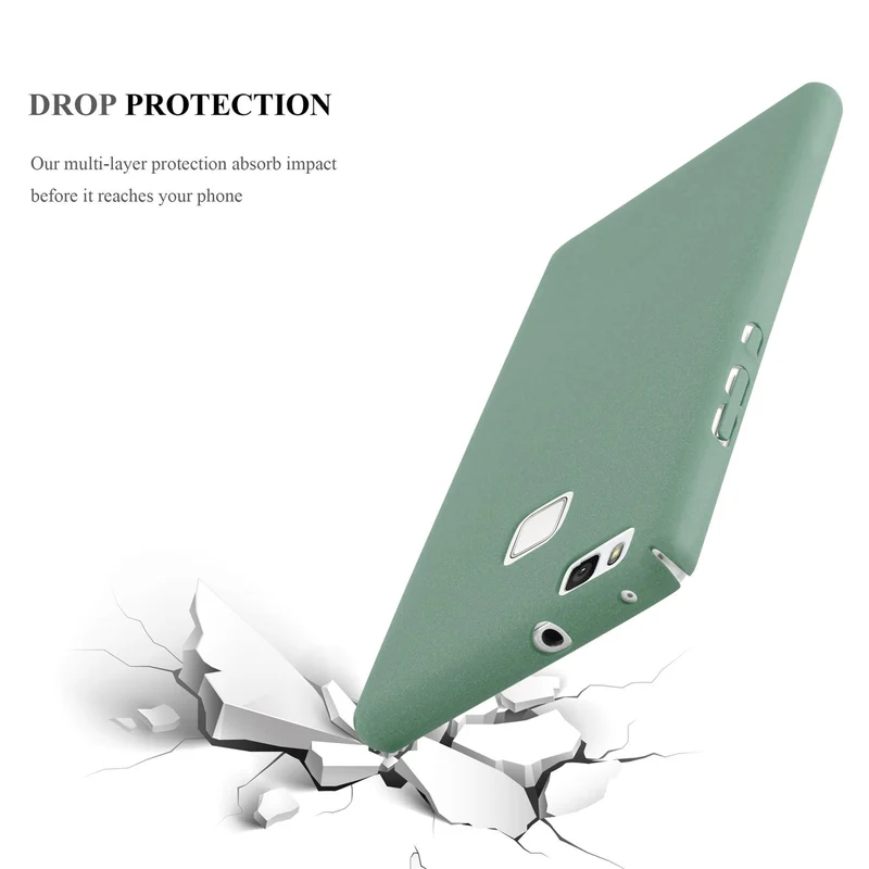Cadorabo Hülle kompatibel mit Huawei P9 LITE 2016 / G9 LITE Hard Case Schutzhülle in Frosted Optik gegen Kratzer und Stöße