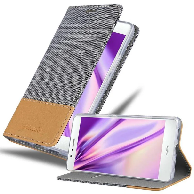 Cadorabo Hülle kompatibel mit Huawei P9 LITE 2016 / G9 LITE Schutzhülle mit Magnetverschluss, Standfunktion und Kartenfach