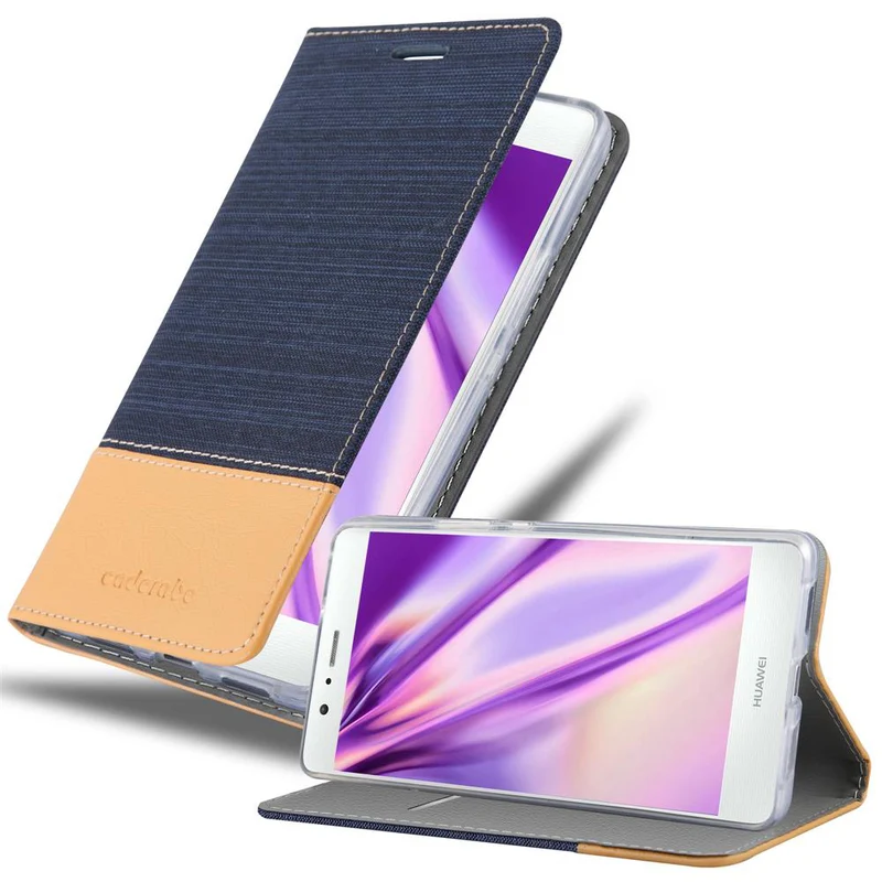 Cadorabo Hülle kompatibel mit Huawei P9 LITE 2016 / G9 LITE Schutzhülle mit Magnetverschluss, Standfunktion und Kartenfach