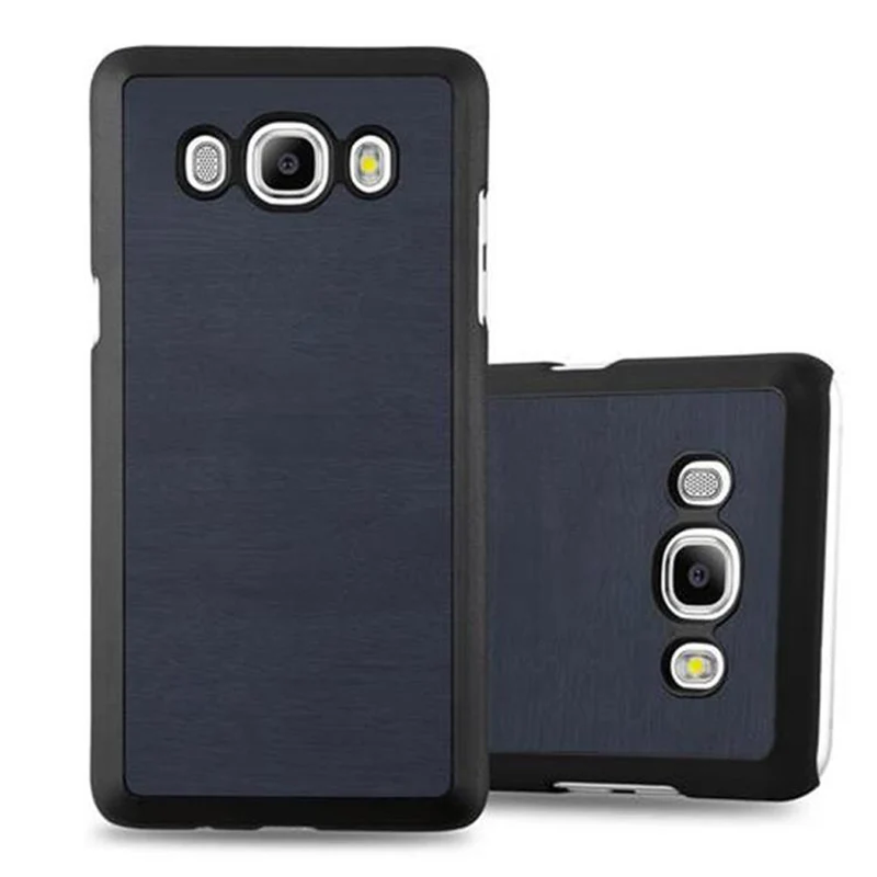 Cadorabo Hülle kompatibel mit Samsung Galaxy J5 2016 Hard Case Schutzhülle in Holz Optik gegen Kratzer und Stöße