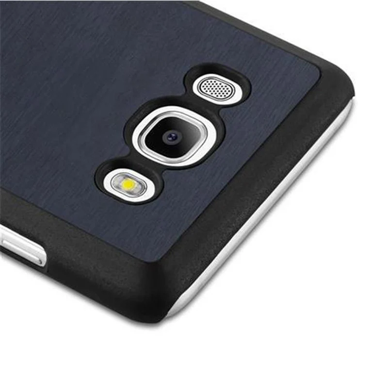 Cadorabo Hülle kompatibel mit Samsung Galaxy J5 2016 Hard Case Schutzhülle in Holz Optik gegen Kratzer und Stöße