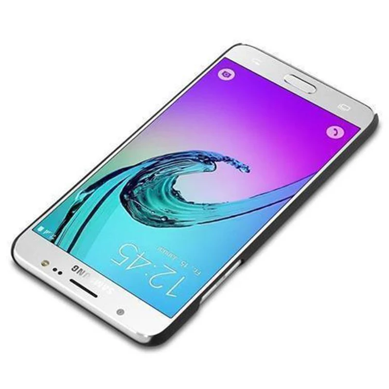 Cadorabo Hülle kompatibel mit Samsung Galaxy J5 2016 Hard Case Schutzhülle in Holz Optik gegen Kratzer und Stöße