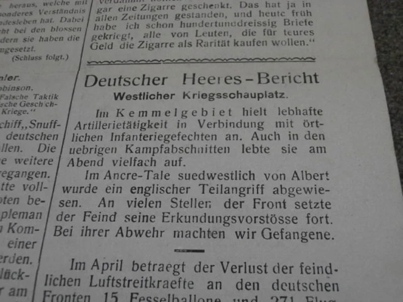 "Feldzeitung des Deutschen Alpenkorps" 7 Ausgaben - Mai 1918