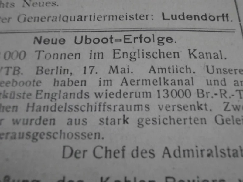 "Feldzeitung des Deutschen Alpenkorps" 7 Ausgaben - Mai 1918