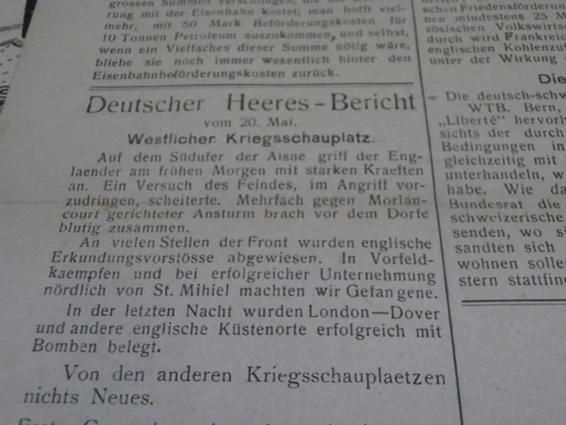 "Feldzeitung des Deutschen Alpenkorps" 7 Ausgaben - Mai 1918