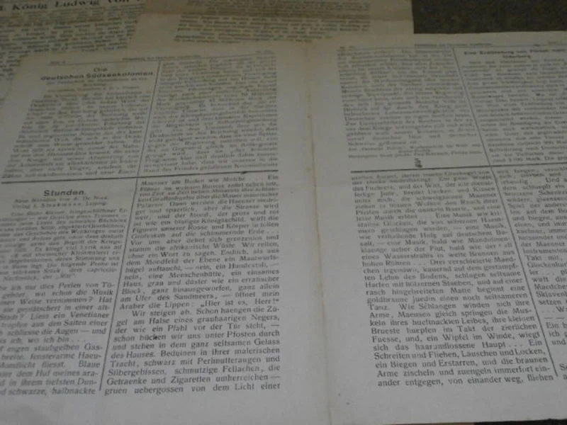 "Feldzeitung des Deutschen Alpenkorps" 7 Ausgaben - Mai 1918