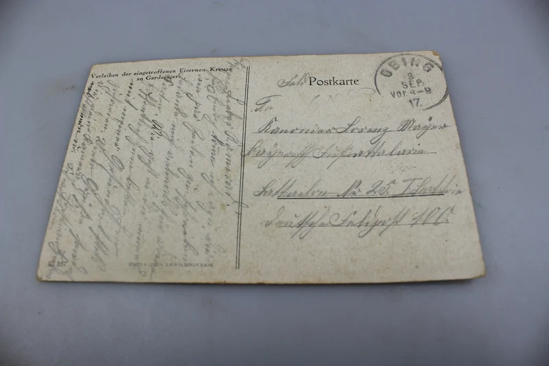 Postkarte aus dem 1. Weltkrieg