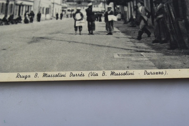 Ansichtskarte Via B.Mussolini - Durrës