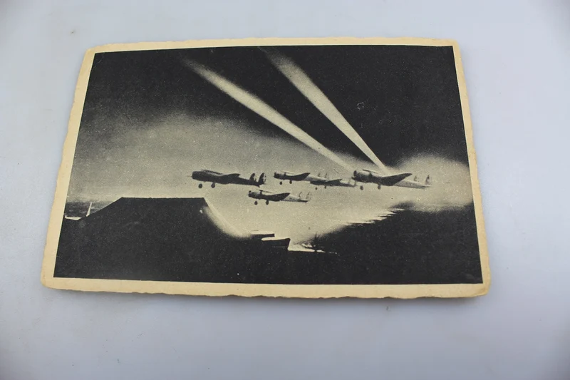 Postkarte "Nachtstart von Bombern"