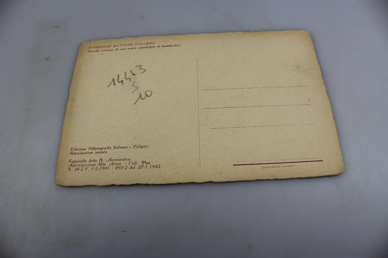 Postkarte "Nachtstart von Bombern"