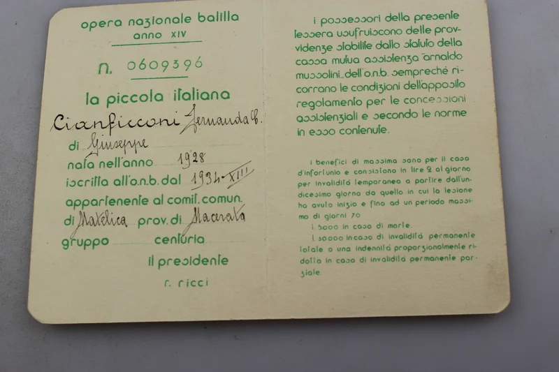 ONB-Karte "Little Italian" XIV