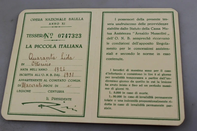 ONB-Karte "Little Italian" XIth