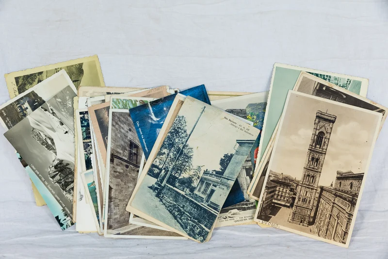 Papierblock einer Familie aus dem 2. Weltkrieg