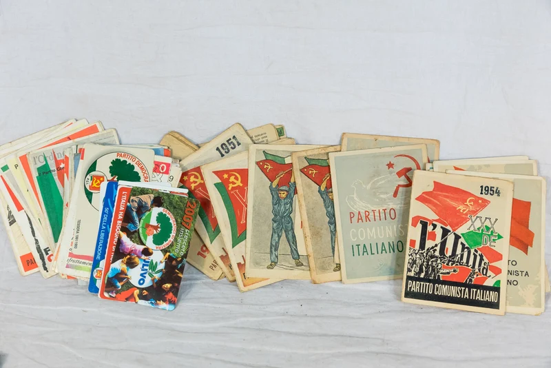 Papierblock einer Familie aus dem 2. Weltkrieg