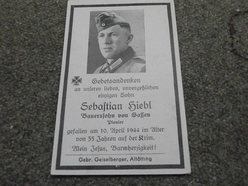 Sterbebilder Krim April 1944