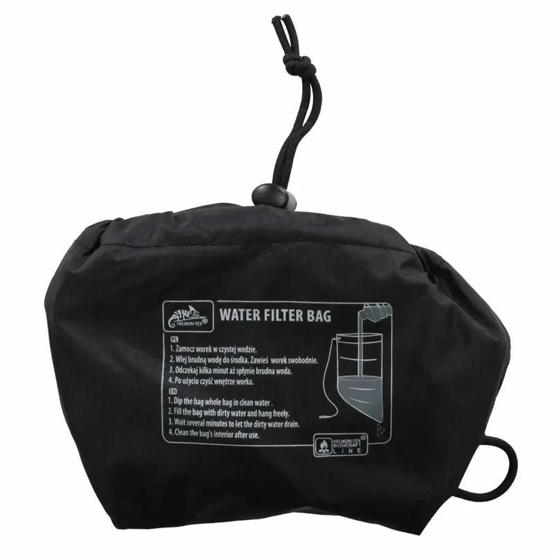 Tasche Water Filter Bag weiß / schwarz