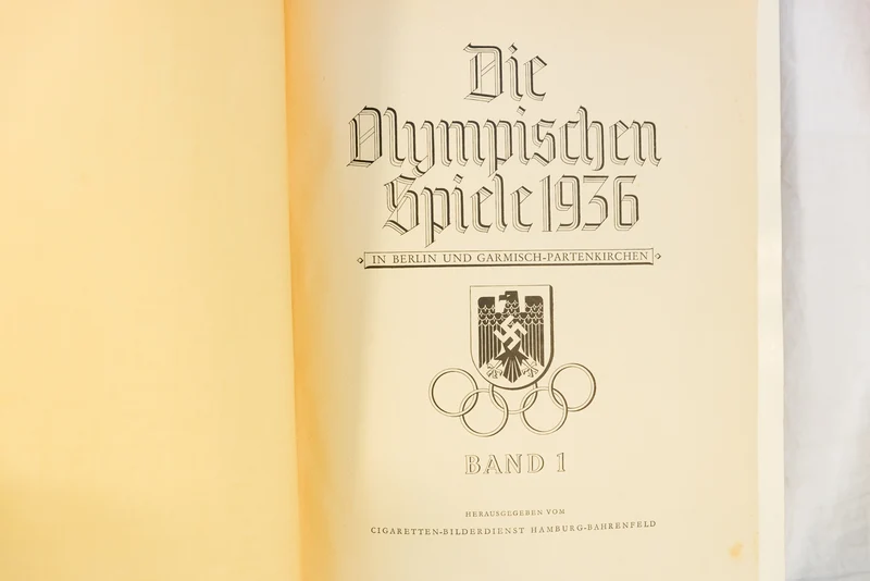 "Olympia 1936" Garmisch Partenkirchen Band 1 Stickeralbum