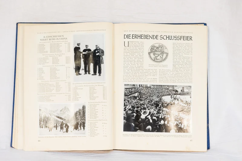 "Olympia 1936" Garmisch Partenkirchen Band 1 Stickeralbum