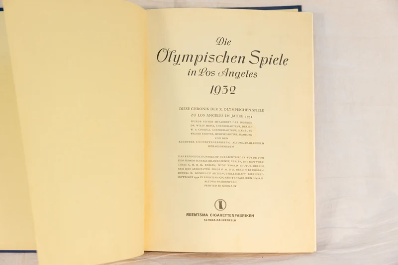 "Olympia 1932" Los Angeles - Stickeralbum