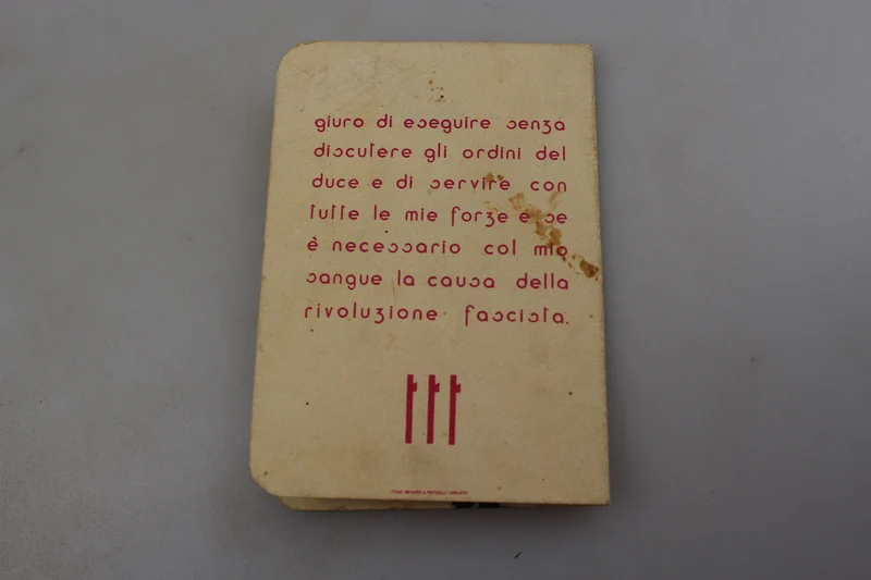 ONB "Balilla" Karte XII°