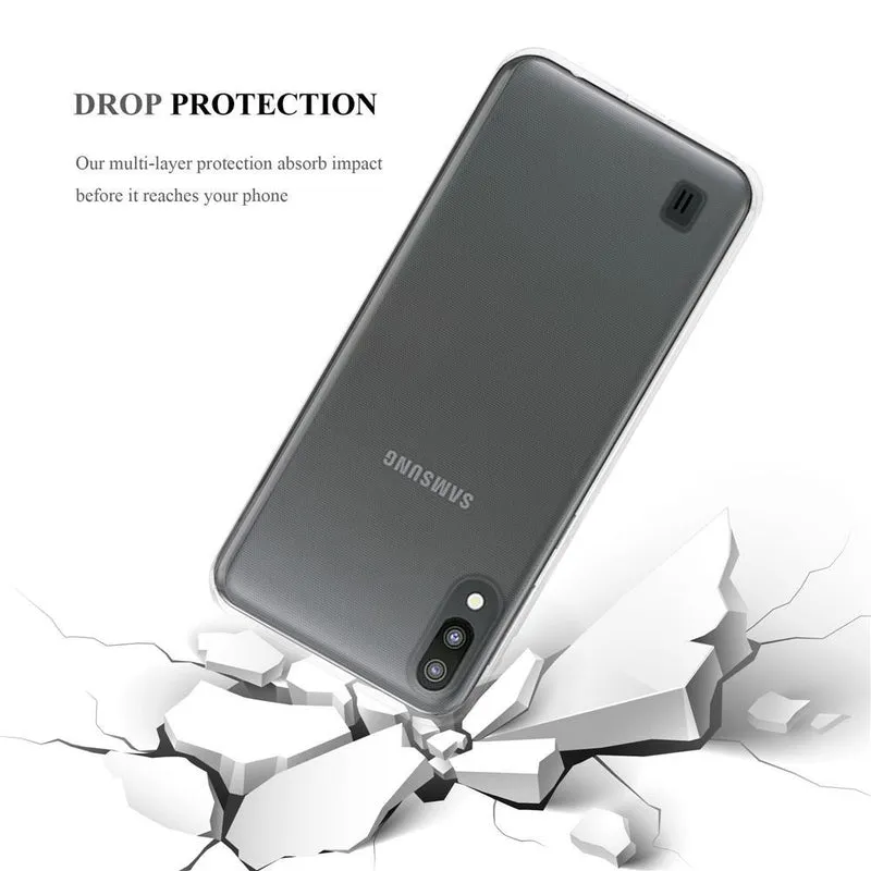Cadorabo Hülle kompatibel mit Samsung Galaxy A10 / M10 Schutzhülle aus flexiblem TPU Silikon