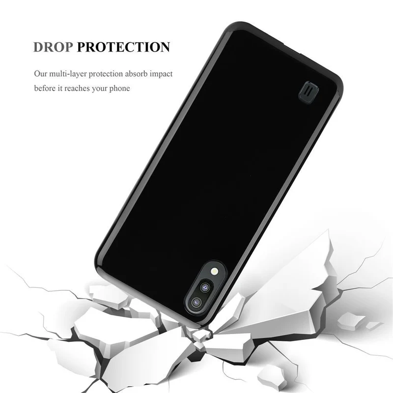 Cadorabo Hülle kompatibel mit Samsung Galaxy A10 / M10 Schutzhülle aus flexiblem TPU Silikon