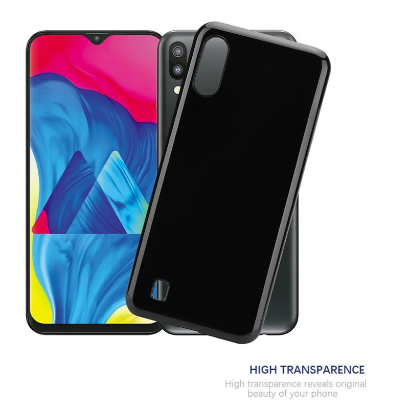 Cadorabo Hülle kompatibel mit Samsung Galaxy A10 / M10 Schutzhülle aus flexiblem TPU Silikon