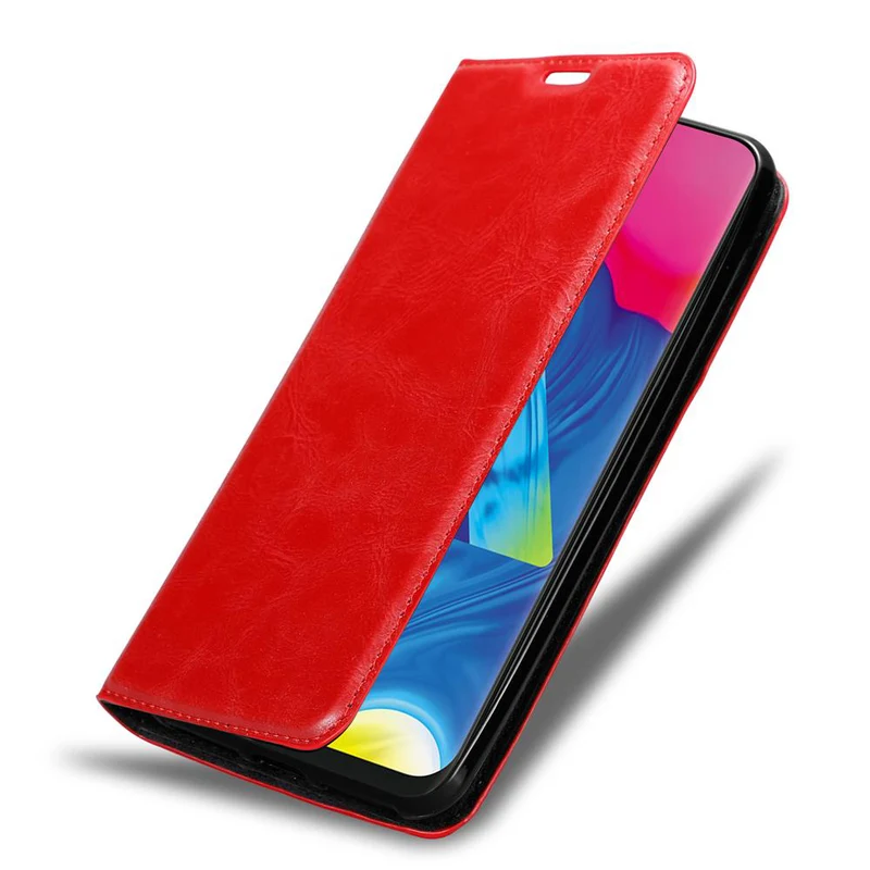 Cadorabo Hülle kompatibel mit Samsung Galaxy A10 / M10 Schutzhülle mit Magnetverschluss, Standfunktion und Kartenfach
