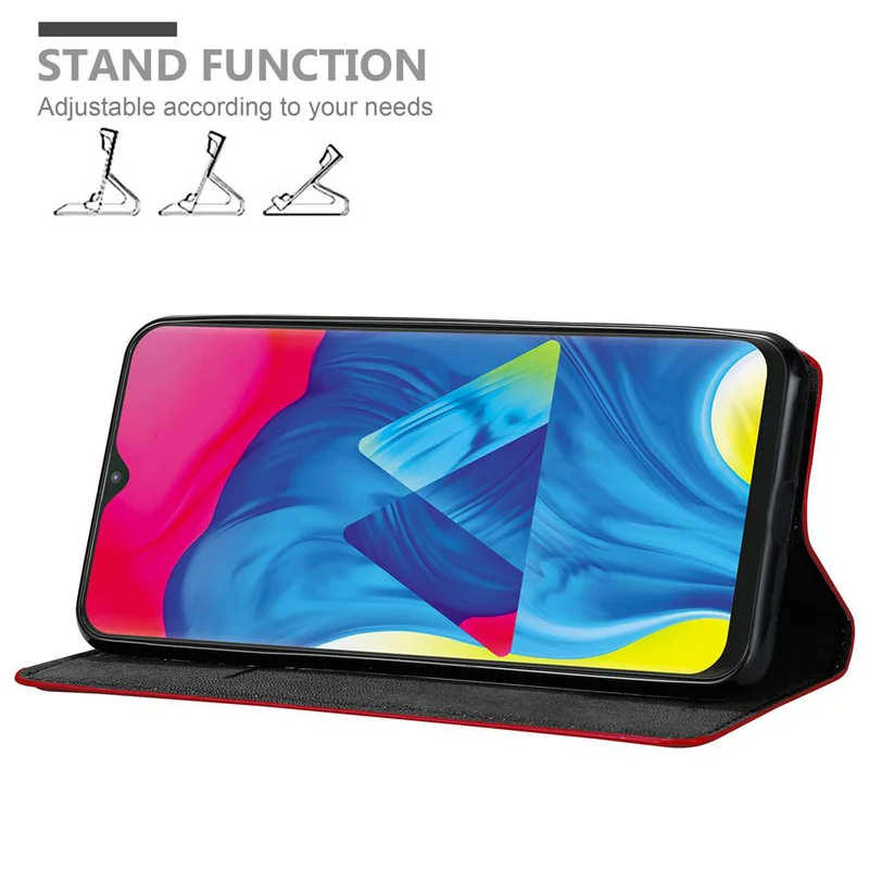 Cadorabo Hülle kompatibel mit Samsung Galaxy A10 / M10 Schutzhülle mit Magnetverschluss, Standfunktion und Kartenfach