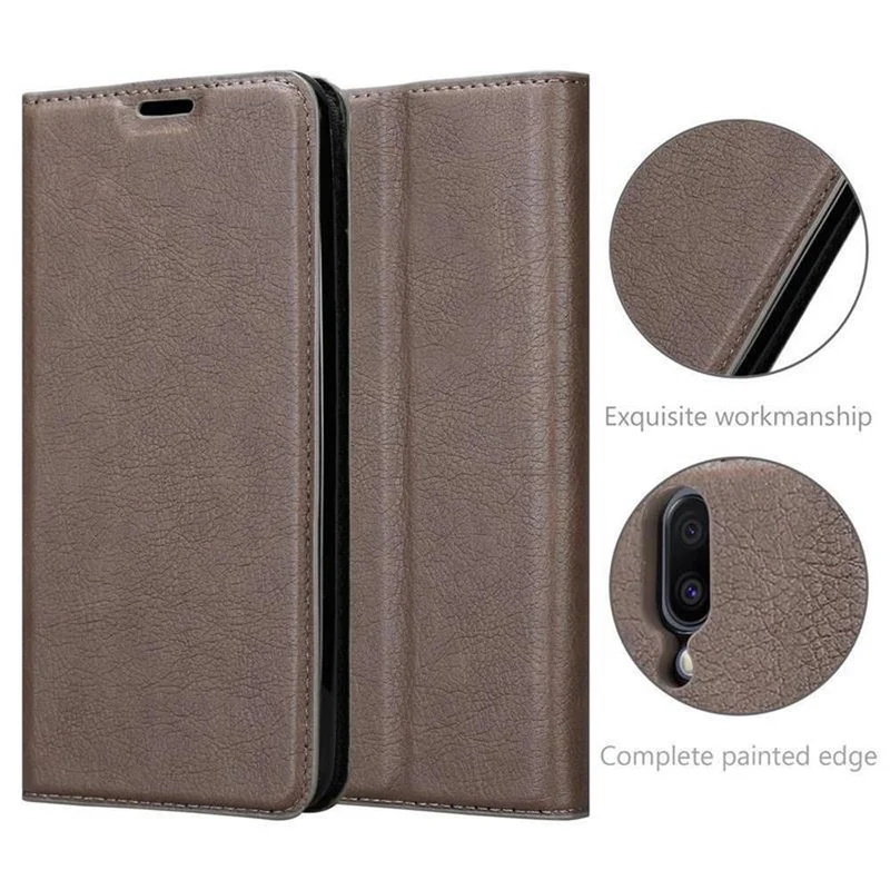 Cadorabo Hülle kompatibel mit Samsung Galaxy A10 / M10 Schutzhülle mit Magnetverschluss, Standfunktion und Kartenfach