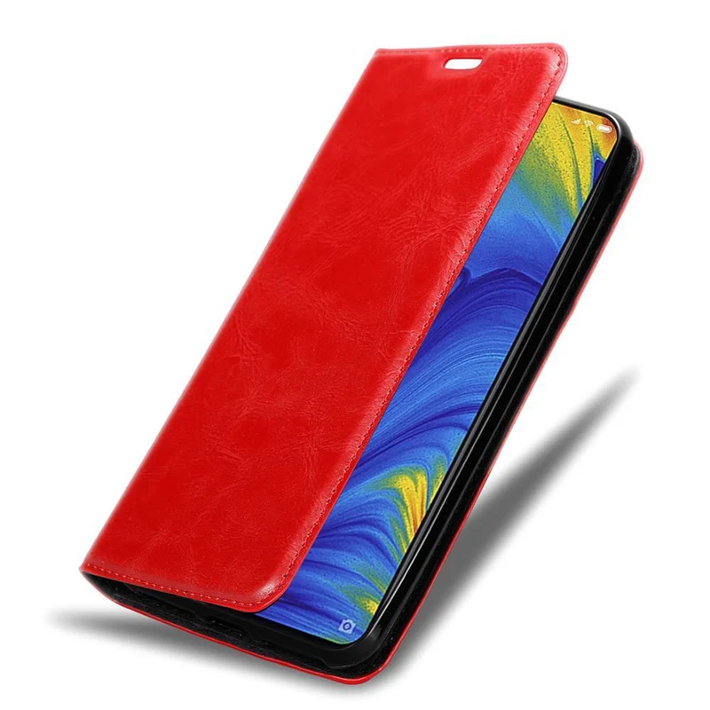 Cadorabo Hülle kompatibel mit Xiaomi Mi MIX 3 Schutzhülle mit Magnetverschluss, Standfunktion und Kartenfach