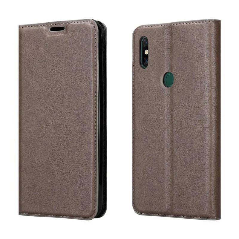 Cadorabo Hülle kompatibel mit Xiaomi Mi MIX 3 Schutzhülle mit Magnetverschluss, Standfunktion und Kartenfach