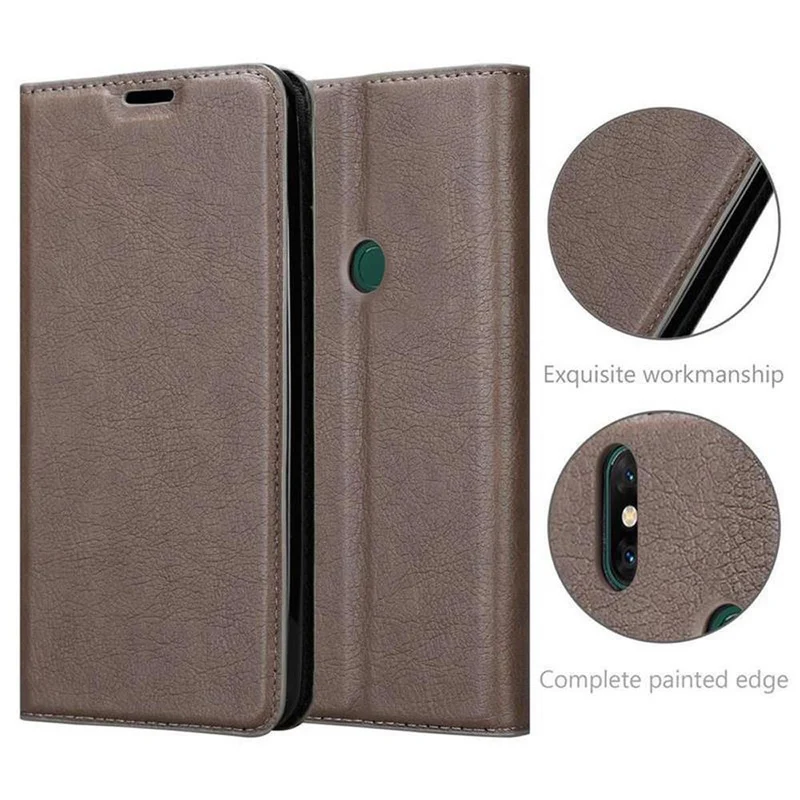 Cadorabo Hülle kompatibel mit Xiaomi Mi MIX 3 Schutzhülle mit Magnetverschluss, Standfunktion und Kartenfach