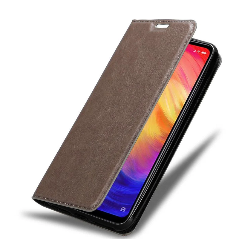 Cadorabo Hülle kompatibel mit Xiaomi RedMi NOTE 7 Schutzhülle mit Magnetverschluss, Standfunktion und Kartenfach