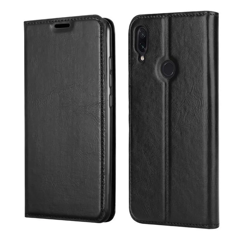 Cadorabo Hülle kompatibel mit Xiaomi RedMi NOTE 7 Schutzhülle mit Magnetverschluss, Standfunktion und Kartenfach