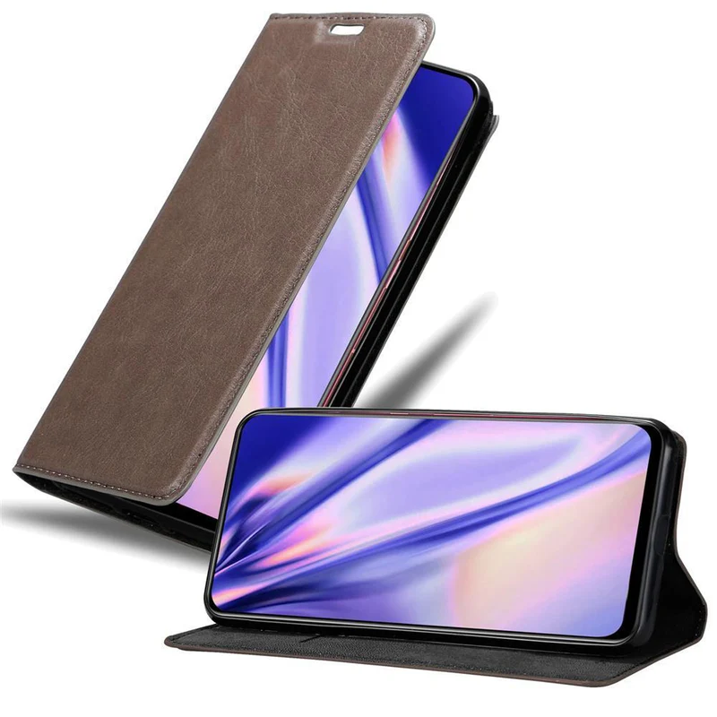 Cadorabo Hülle kompatibel mit Vivo V15 PRO Schutzhülle mit Magnetverschluss, Standfunktion und Kartenfach