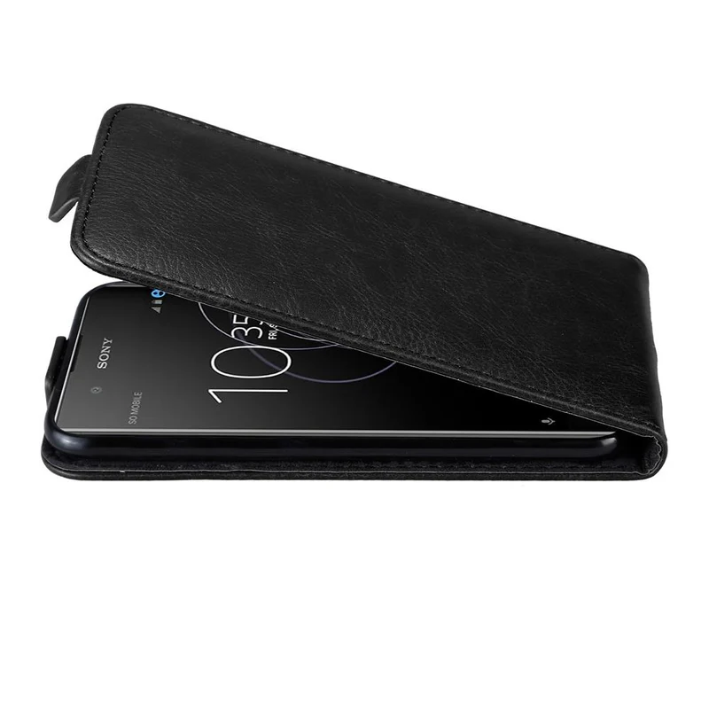 Cadorabo Hülle kompatibel mit Sony Xperia XA1 PLUS Schutzhülle im Flip Design mit Magnetverschluss