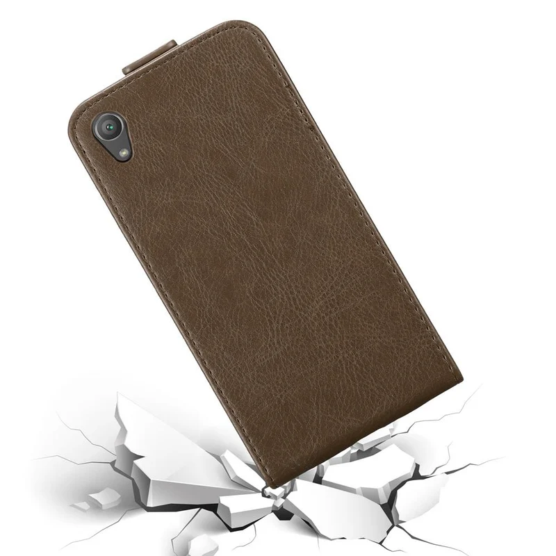 Cadorabo Hülle kompatibel mit Sony Xperia XA1 PLUS Schutzhülle im Flip Design mit Magnetverschluss