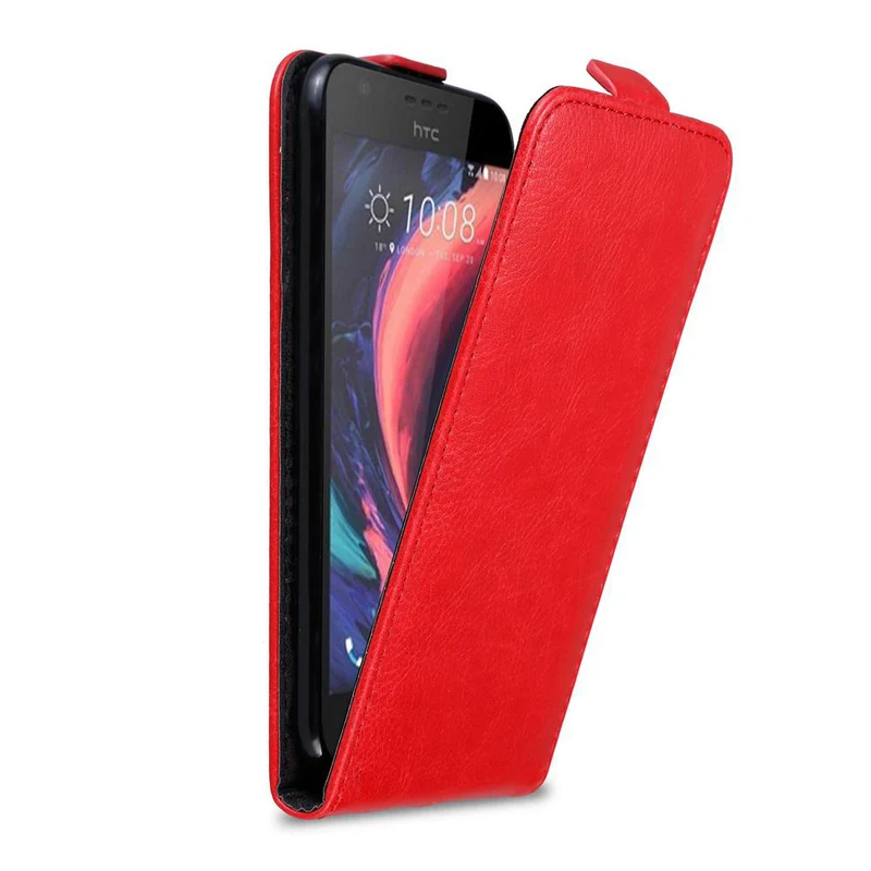 Cadorabo Hülle kompatibel mit HTC Desire 10 LIFESTYLE / Desire 825 Schutzhülle im Flip Design mit Magnetverschluss