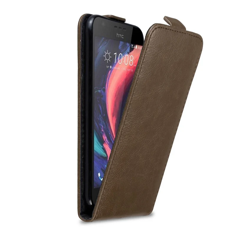 Cadorabo Hülle kompatibel mit HTC Desire 10 LIFESTYLE / Desire 825 Schutzhülle im Flip Design mit Magnetverschluss