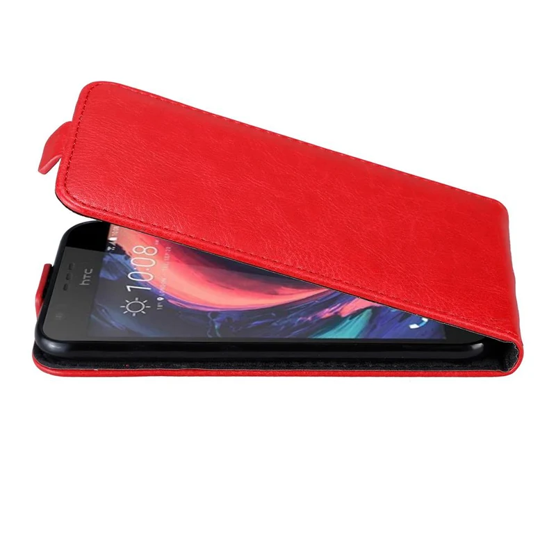 Cadorabo Hülle kompatibel mit HTC Desire 10 LIFESTYLE / Desire 825 Schutzhülle im Flip Design mit Magnetverschluss