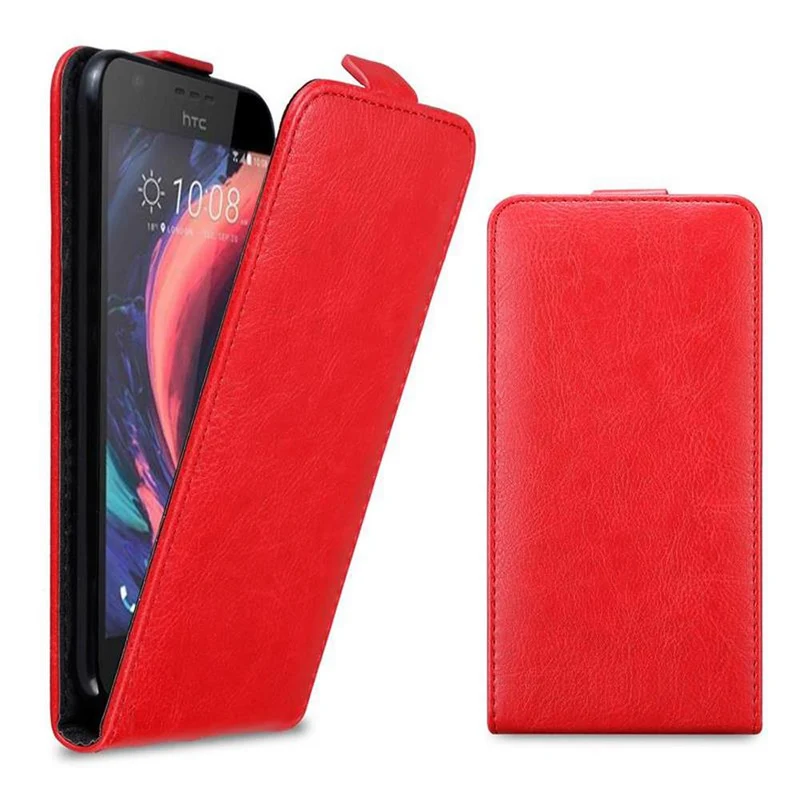 Cadorabo Hülle kompatibel mit HTC Desire 10 LIFESTYLE / Desire 825 Schutzhülle im Flip Design mit Magnetverschluss